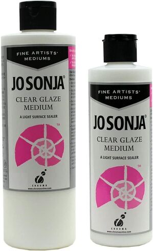 Jo Sonja Clear Glaze Medium - 8oz Bottle in Kuwait