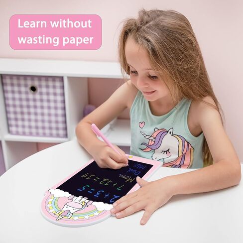 Something Unicorn - Unicorn Writing Tablet & Doodle Board for 3+ Year Old Girls.. Super Cute Unicorn Toy Gift for Learning and On-The-go Creativity. Unleash Your Child's Creativity (Baby Unicorn) in Kuwait