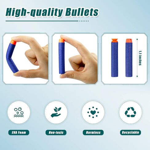 Zecong Girls Toy Gun for Nerf Guns Bullet، مسدس لعبة مسدس صغير مع 20 قطعة من السهام الرغوية الناعمة، 5 سهام في برميل دوار وبراغي عمل، لعبة إطلاق نار للداخل والخارج (وردي) in Kuwait