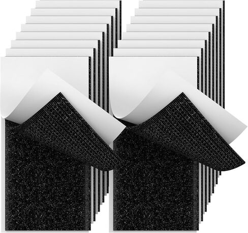 24 حزمة من شريط الخطاف والحلقة - شريط مزدوج الجوانب 1 × 4 بوصة، شريط قوي شديد التحمل، شرائط لاصقة على الحائط مع شريط تثبيت قوي للمكتب المنزلي والمدرسة in Kuwait