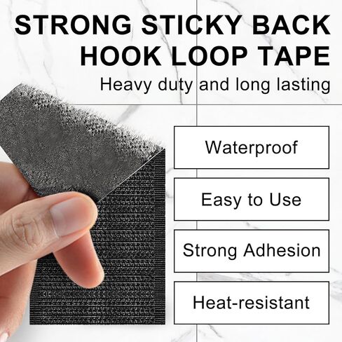 24 حزمة من شريط الخطاف والحلقة - شريط مزدوج الجوانب 1 × 4 بوصة، شريط قوي شديد التحمل، شرائط لاصقة على الحائط مع شريط تثبيت قوي للمكتب المنزلي والمدرسة in Kuwait