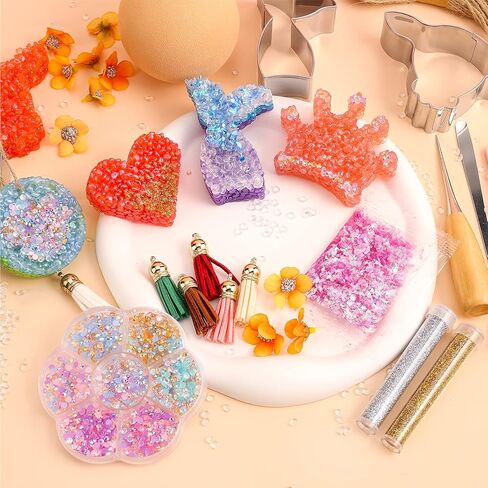 Aoibrloy 60PCS Freshie Making Kit, Car Freshies Starter Kit with Unscented Aroma Beads, Freshies Cutters, Mica Pigment, Bags, Rope and Accessories for Making Car Air Freshener in Kuwait