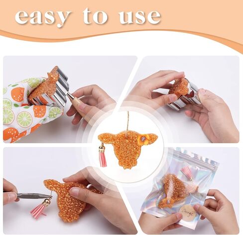 اوبرلي 58 قطعة من مجموعة صنع الفريشي مع تعليمات، لوازم منعشة للسيارة ذاتية الصنع مع خرز عطري غير معطر، قوالب تقطيع طازجة واكسسوارات لصنع معطر هواء السيارة in Kuwait