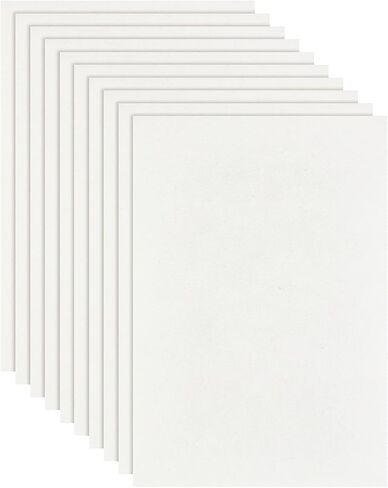 BENECREAT 10 قطعة 11.6x8.2 "ألياف السيراميك مستطيل ورقة بيضاء فرن الميكروويف أوراق DIY بها بنفسك الصمامات الزجاج المجوهرات in Kuwait