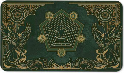 Flamewake Phoenix - MTG Playmat - Compatible with Magic The Gathering Playmat - Play MTG, YuGiOh, TCG - Original Play Mat Art Designs & Accessories in Kuwait