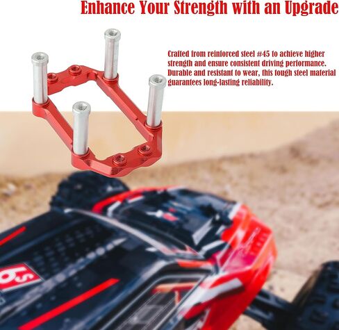 أجزاء ترقية لحامل التوجيه المؤازر من الألومنيوم لمحطة RC لـ 1/8 Kraton BLX 4WD Typhon 6S BLX Senton BLX Notorious BLX Outcast BLX 4WD Talion 6s v2 BLX 4WD in Kuwait