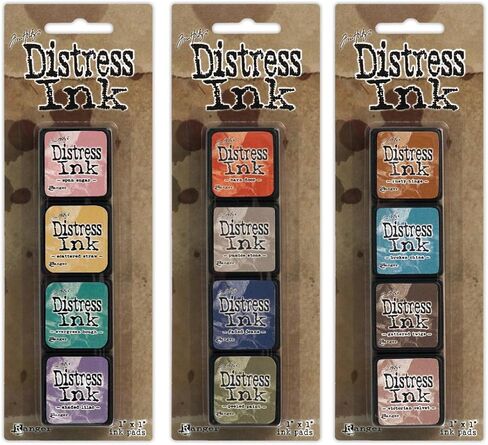 Ranger Tim Holtz Distress Mini Ink Pad Kits #4, #5 and #6 Bundle in Saudi Arabia