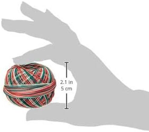 خيط كروشيه من القطن المصري Handy Hands Lizbeth ، خيط حياكة من الدانتيل مقاس 10 (25 جرام 122 ياردة) - HH10107، فاكهة استوائية in Saudi Arabia
