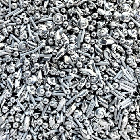5 LB 1/8" Stainless Steel Tumbling Media Shot Jewelers Mix 4 Shapes Tumbler Finishing in Saudi Arabia