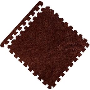 11.81 بوصة بطانية تلميع السجاد الألوان المخملية البوليستر ديكور مربع صديقة للبيئة السجاد في 12 لون 12 قطعة in Kuwait