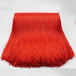 8 Inch Width Blue Fringe Trim 10 Yards Long Tassel Sewing Trim for DIY Craft Clothing and Dress Decoration (Blue) in Kuwait