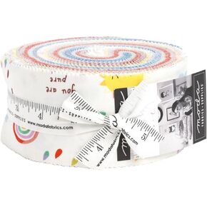 Paper + Cloth Whatever The Weather Jelly Roll 20 2.5-inch Strips Moda Fabrics 25140JR in Kuwait