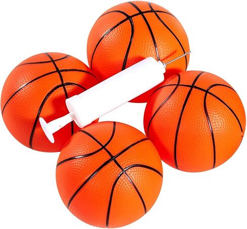 Lancaster 2 Player Junior Indoor Arcade Basketball Dual Hoop Shooting Rec Room Game Set with 4 Basketballs, Air Pump, and LED Scoreboard in Saudi Arabia
