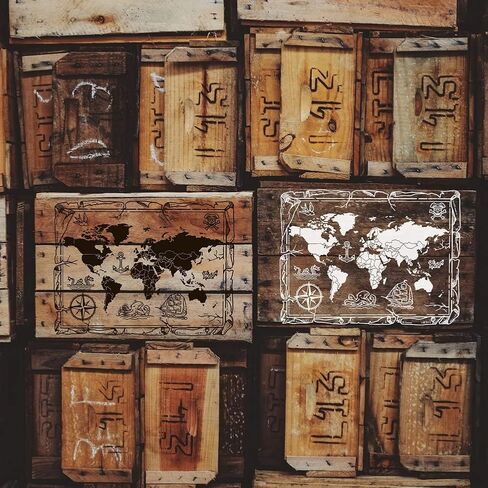 OLYCRAFT 2 قطعة 8.6 × 11 بوصة استنسل طباعة الشاشة الحريرية ذاتية اللصق استنسل الشاشة الحريرية قابل لإعادة الاستخدام وقابل للغسل استنسل نقل شبكي للرسم على القمصان الخشبية وحقائب ديكور المنزل in Kuwait