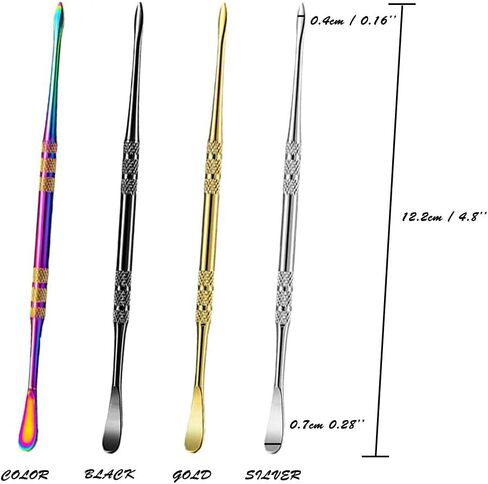 8 قطع أداة نحت الشمع، VEINARDYL 4.8 بوصة من الفولاذ المقاوم للصدأ ملعقة النحت أداة كشط الشمع مجموعة أدوات نحت الطين in Kuwait
