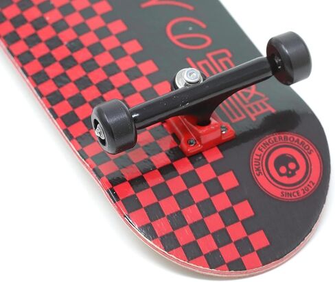 سكال فينغربوردز لوح تزلج صغير احترافي احترافي باصدار ياباني احمر 34 ملم من 5 طبقات مع عجلات تحمل سي ان سي in Kuwait