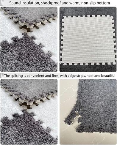 11.81 بوصة بطانية تلميع السجاد الألوان المخملية البوليستر ديكور مربع صديقة للبيئة السجاد في 12 لون 12 قطعة in Kuwait