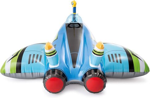 Intex Water Gun Plane Ride-On, 46in x 46in, for Ages 3+, 1 Float, Color May Vary in Kuwait