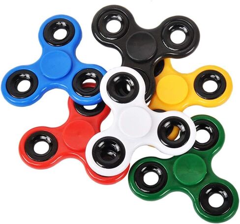 FIGROL فيدجيت سبينر 5 حزمة، لعبة اليد الململة التوحد فيدجيتس اليد الدوارة الاصبع لعبة ثلاثي الدوار ADHD القلق اللعب الإجهاد المخفض تدور للبالغين والأطفال in Kuwait