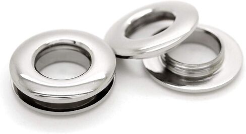 CRAFTMEMORE 5/8" (15mm) Hole Metal Screw Rings Eyelets Grommet Quality Round Polished Purse Replacements Easy Installation Pack of 4 SCET (Gold) in Kuwait