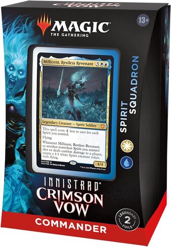 Magic: The Gathering Innistrad: Crimson Vow Commander Deck – Spirit Squadron (White-Blue) | Minimal Packaging Version in Saudi Arabia