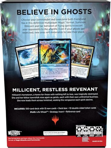 Magic: The Gathering Innistrad: Crimson Vow Commander Deck – Spirit Squadron (White-Blue) | Minimal Packaging Version in Saudi Arabia