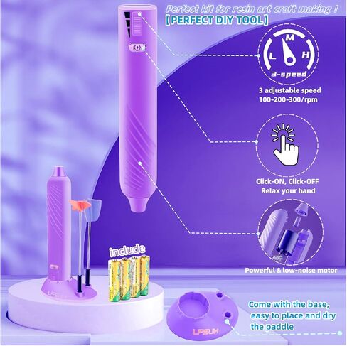 مجموعة أدوات تقليب الأكواب للمبتدئين، خلاط راتنجات الإيبوكسي الكهربائي، أداة تدوير الأكواب الدوارة، مسحوق لامع، مجموعة راتنجات الإيبوكسي للأكواب للمبتدئين مع الإيبوكسي (أحمر وردي) in Kuwait