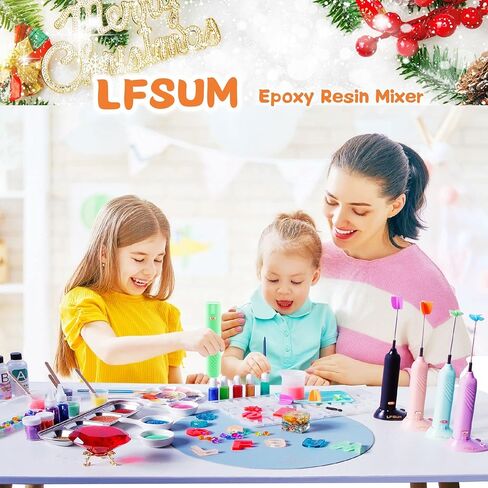 مجموعة أدوات تقليب الأكواب للمبتدئين، خلاط راتنجات الإيبوكسي الكهربائي، أداة تدوير الأكواب الدوارة، مسحوق لامع، مجموعة راتنجات الإيبوكسي للأكواب للمبتدئين مع الإيبوكسي (أحمر وردي) in Kuwait