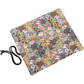 كابيلوك حامل فرش الطلاء القابل للطي 20 فتحة جيب الفنان القماش لفة حقيبة حقيبة فرش ماكياج حقيبة منظم حماية قابل للطي (النمط 2) in Kuwait