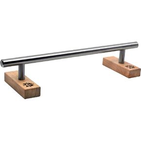 Teak Tuning Round Fingerboard Rail - Standard Edition - Silver Colorway - 10" Long, 1.75" Tall - Prolific Series in Kuwait