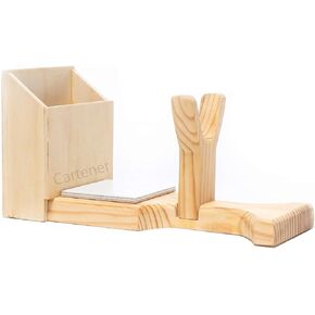 Stand for Hot Glue Gun with Glue Stick Holder & Hot Glue Stand | Hot Glue Gun Stand Wood | Mini Glue Gun Stand | Hot Glue Gun Accessories | Hot Glue Gun Holder in Kuwait