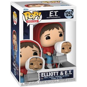Funko Pop! Movies: E.T. The Extra-Terrestrial - Elliot with E.T. in Basket, Multicolor, 3.75 inches in Saudi Arabia