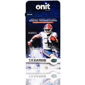 بطاقات فلوريدا غاتورز لكرة القدم نيل التجارية - 14 حزمة بطاقة - 2023 مرخصة رسميًا من الرابطة الوطنية لرياضة الجامعات (NCAA) - الفريق بأكمله - توقيعات بطاقات سلسلة التوقيع - بطاقات التعتيم - بطاقات سلسلة الأيقونة in Kuwait