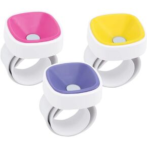 Sew Tech 3 Pack Magnetic Wrist Pin Cushion for Sewing Pins, Strong Magnet Sewing Pin Holder, Wristband Pincushions for Needles, Silicone Braider Band Bracelet for Hair Clips (3 Magnetic Pin Cushions)
