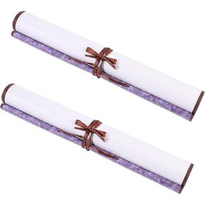 Blank Canvas Blank Canvas Chinese Calligraphy Paper 2pcs Blank Hanging Scroll Chinese Xuan Paper Art Wall Scrolls for Sumie Calligraphyor Calligraphy Blank Scroll Scroll Paper Scroll Paper