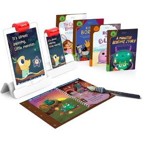 Osmo - Reading Adventure - Advanced Reader for iPad & iPhone + Access to 4 More Books - Ages 5-7 - Builds Reading Proficiency, Phonics, Fluency, Comprehension & Sight Words Base Required US ONLY