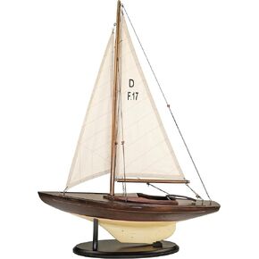 SAILINGSTORY Wooden Sailboat Model Ship Sailboat Decor Dragon Yacht Model Boat Decor for Home in Kuwait