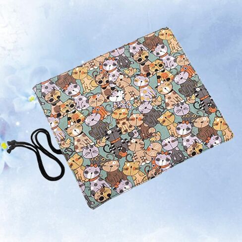 كابيلوك حامل فرش الطلاء القابل للطي 20 فتحة جيب الفنان القماش لفة حقيبة حقيبة فرش ماكياج حقيبة منظم حماية قابل للطي (النمط 2) in Kuwait