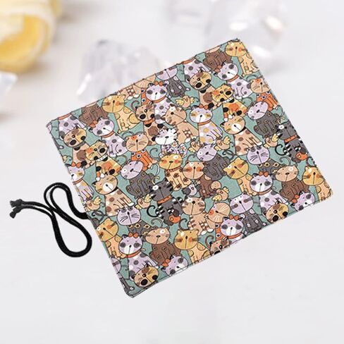 كابيلوك حامل فرش الطلاء القابل للطي 20 فتحة جيب الفنان القماش لفة حقيبة حقيبة فرش ماكياج حقيبة منظم حماية قابل للطي (النمط 2) in Kuwait