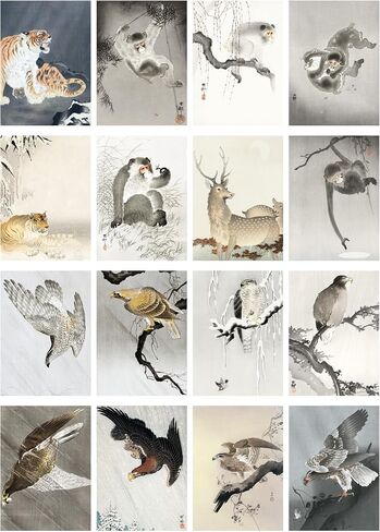 Decoupage Paper Pack (35 Sheets 6"x8") Tigers, Baboons and Other Brilliant Animals FLONZ Vintage Illustration Pictures Cards for Decoupage, Craft and Scrapbooking in Saudi Arabia