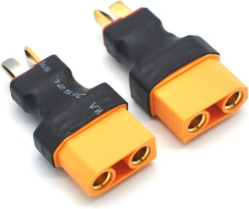 Padarsey No Wires Connector T-Plug Deans Male to XT90 XT-90 Female Conversion Adapter for RC LiPo Battery in Saudi Arabia