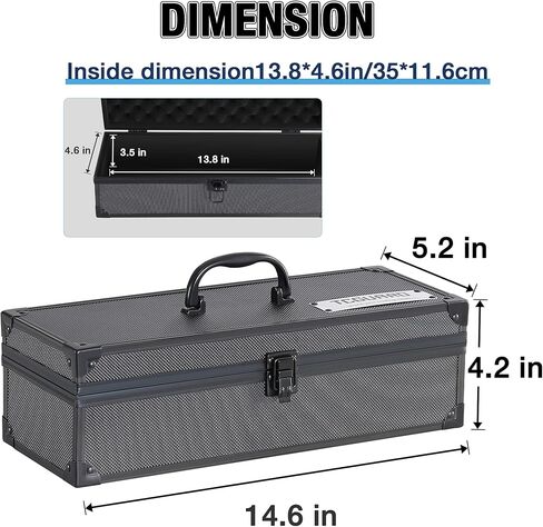 صندوق تخزين علوي من تي سي جارد لـ 3 انش × 4 انش 35 نقطة تحميل علوي، مقاوم للماء، مضاد للانزلاق، صندوق تخزين البطاقات، يناسب بطاقات التداول والبطاقات الرياضية (يحمل اكثر من 230 محمل علوي) in Kuwait