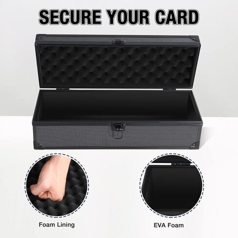 صندوق تخزين علوي من تي سي جارد لـ 3 انش × 4 انش 35 نقطة تحميل علوي، مقاوم للماء، مضاد للانزلاق، صندوق تخزين البطاقات، يناسب بطاقات التداول والبطاقات الرياضية (يحمل اكثر من 230 محمل علوي) in Kuwait