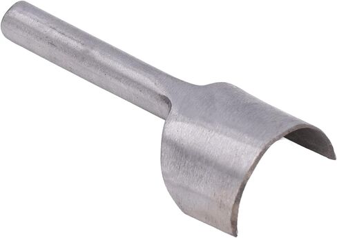 Half Round Cutter Punch Tool, Arc-Shaped Punch Cutter Tool, Leathercraft Punching Tools, for DIY Craft Belt End Punches, 50mm in Kuwait