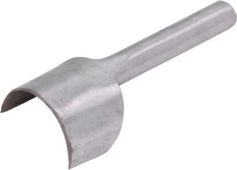Half Round Cutter Punch Tool, Arc-Shaped Punch Cutter Tool, Leathercraft Punching Tools, for DIY Craft Belt End Punches, 50mm in Kuwait