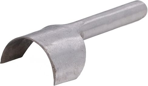 Half Round Cutter Punch Tool, Arc-Shaped Punch Cutter Tool, Leathercraft Punching Tools, for DIY Craft Belt End Punches, 50mm in Kuwait