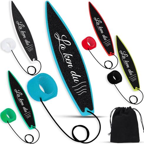 5 PCS Finger Surfboard for Car Ride-Mini Surfboard for Kids and Surfers with Receive Bag(Include Red Green Yellow Blue White) in Kuwait