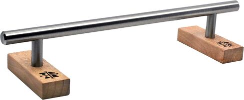 Teak Tuning Round Fingerboard Rail - Standard Edition - Silver Colorway - 10" Long, 1.75" Tall - Prolific Series in Kuwait