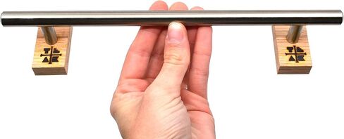 Teak Tuning Round Fingerboard Rail - Standard Edition - Silver Colorway - 10" Long, 1.75" Tall - Prolific Series in Kuwait