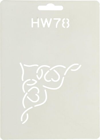 Quilting Creations Heart to Heart Corner Quilt Stencil, 3" in Saudi Arabia